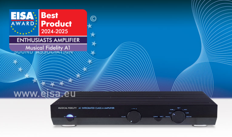 AVPlus EISA ENTHUSIASTS AMPLIFIER 2024 2025 Musical Fidelity A1
