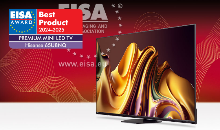 AVPlus EISA PREMIUM MINI LED TV 2024 2025 Hisense 65U8NQ