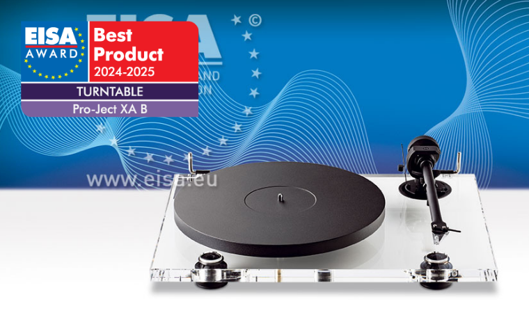 AVPlus EISA TURNTABLE 2024 2025 Pro Ject XA B