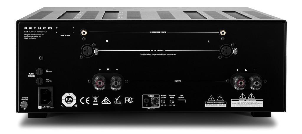 AnthemSTRPreamplifierPowerAmplifierPowerBack