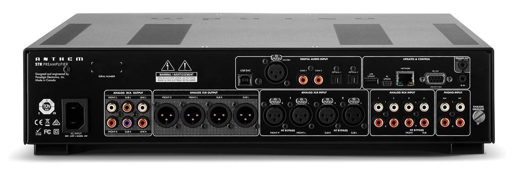 AnthemSTRPreamplifierPowerAmplifierPreBack