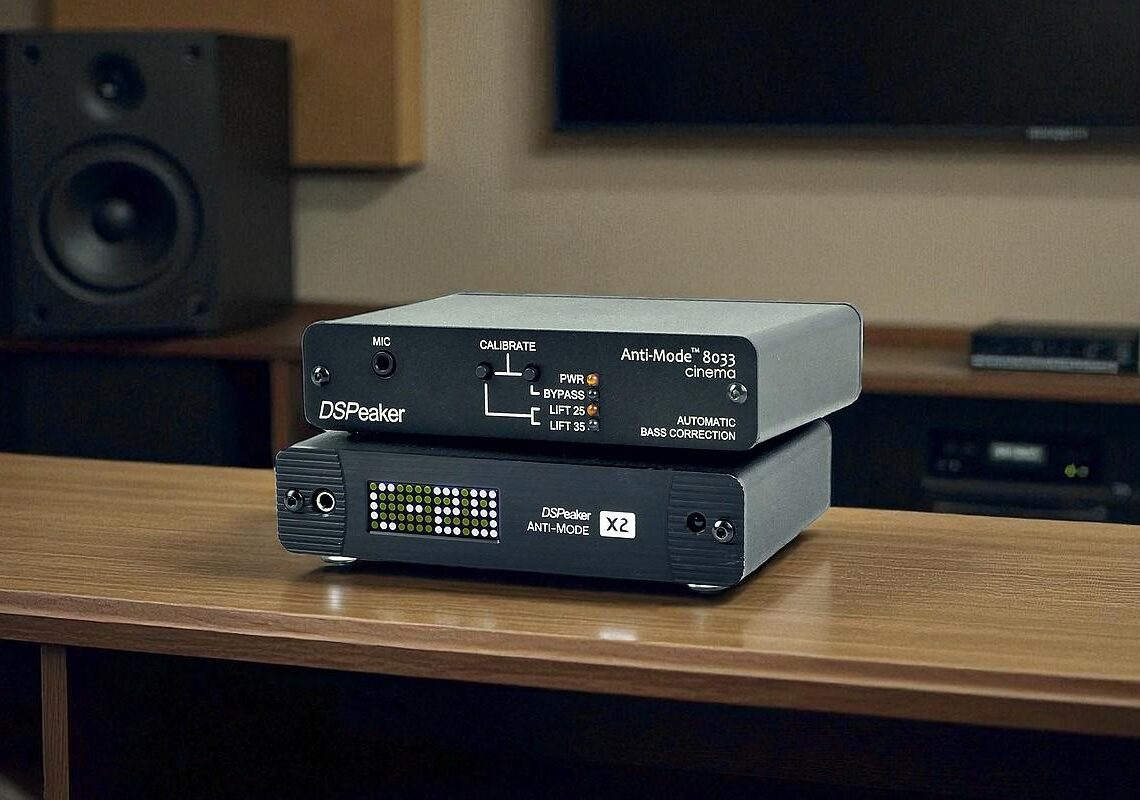 Migliora l'acustica della tua stanza: test con gli equalizzatori ambientali DSPeaker Anti-Mode 8033 e X2.