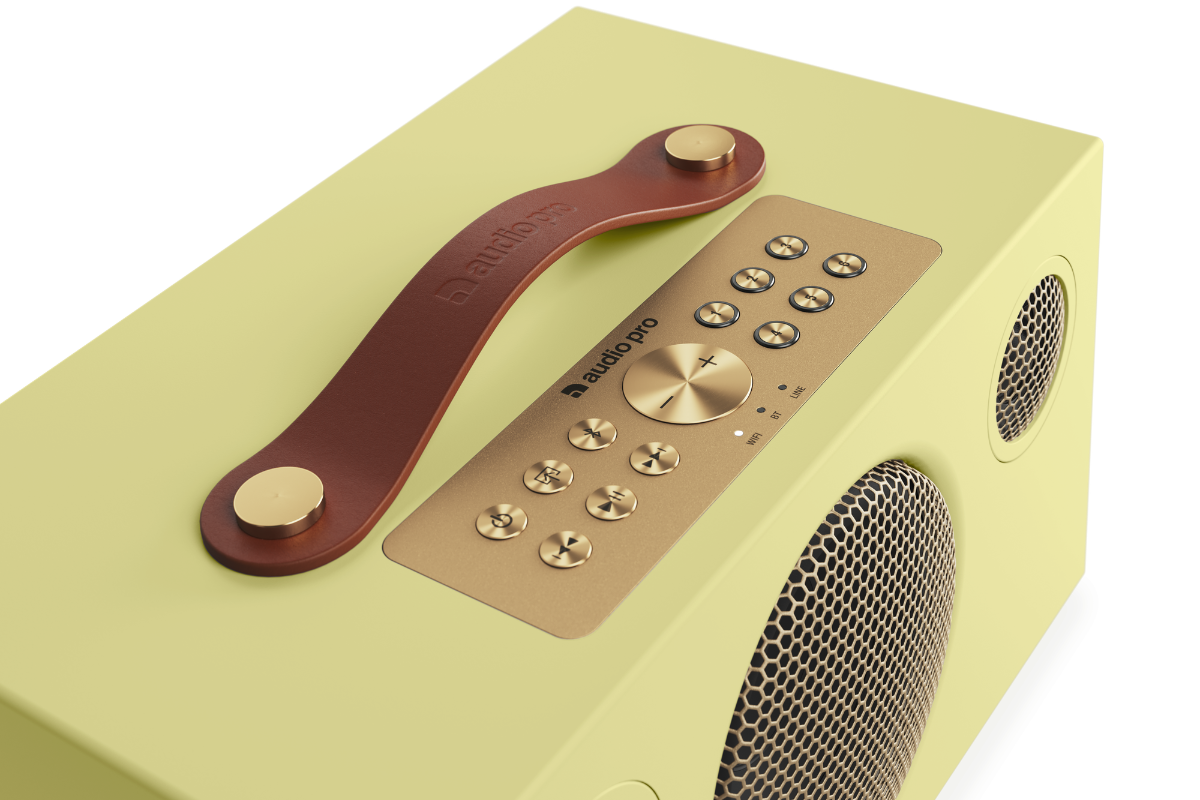 Audio Pro presenta una versione gialla in edizione limitata dell'altoparlante C5 MkII W 3