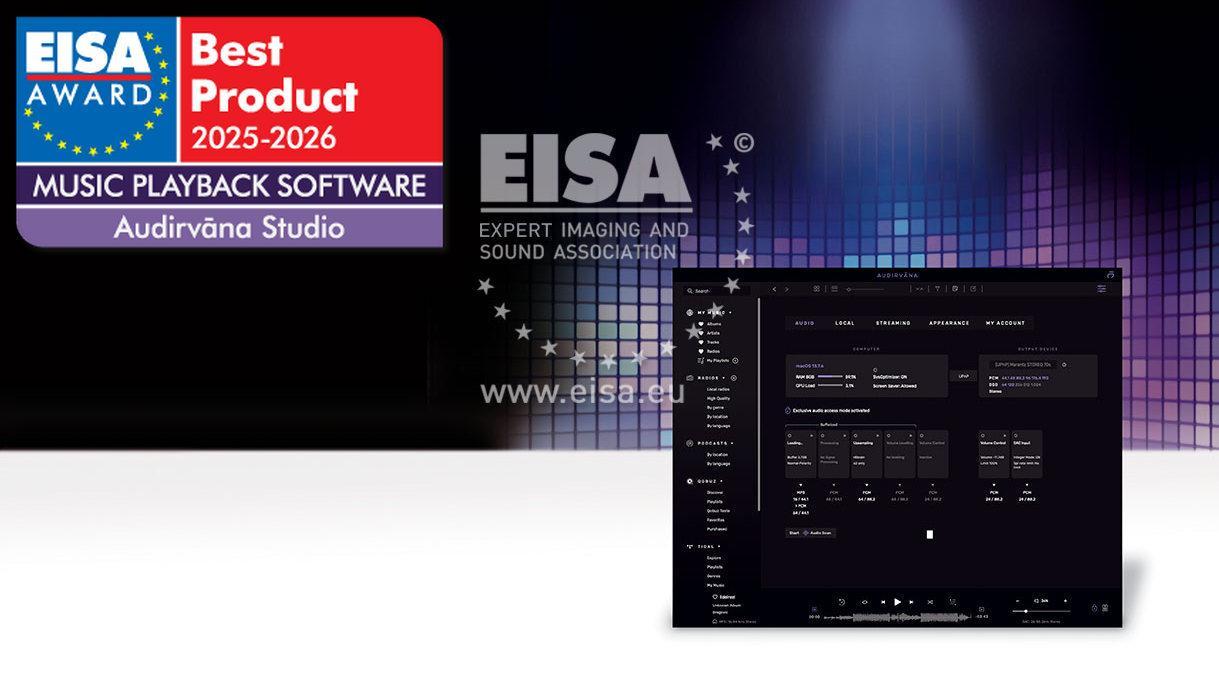 Sito web di Audirvaana Studio con logo ritagliato