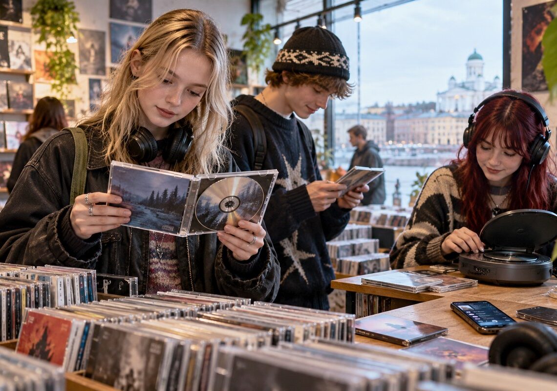 CD-levyt kiinnostavat jälleen – mutta ovatko teinit todella Suomen ahkerimpia kuuntelijoita?