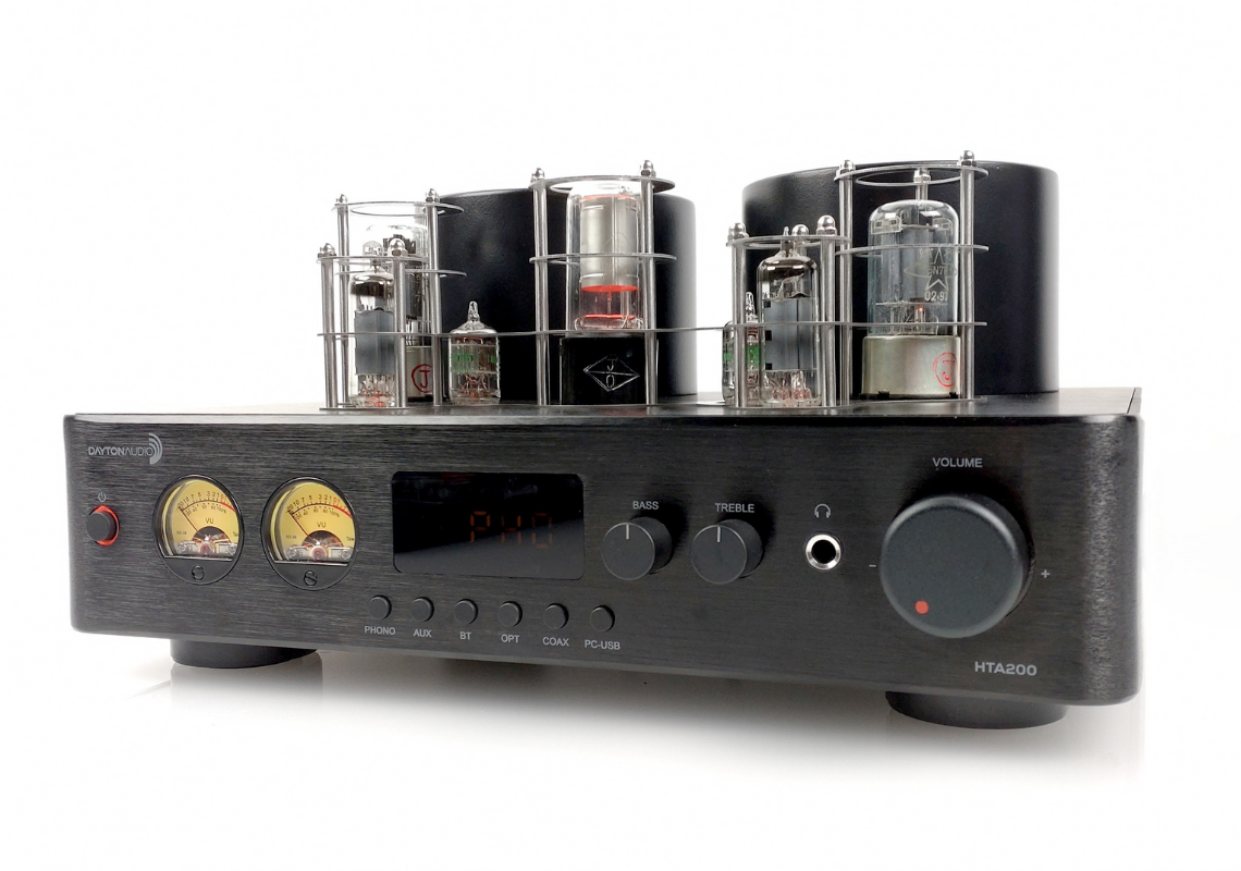 Dayton Audio HTA200 hybridi putkivahvistin Putkien lampoa kohtuuhintaan