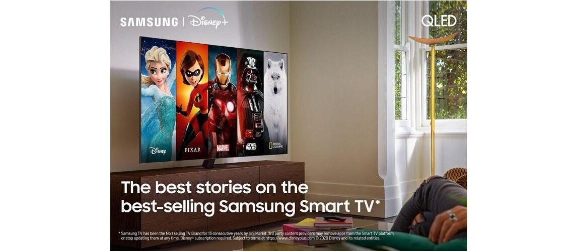 Disney+ sulle Smart TV Samsung nei Paesi nordici