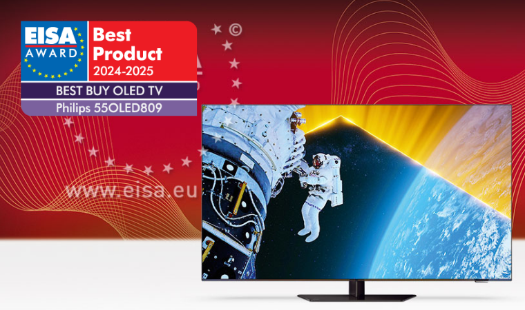 EISA BEST BUY OLED TV 2024 2025 Philips 55OLED809