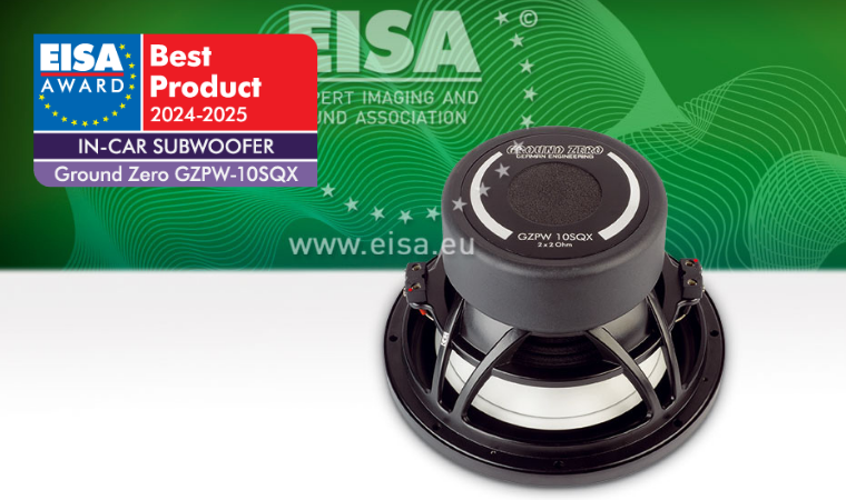 EISA IN CAR SUBWOOFER 2024 2025 Ground Zero GZPW 10SQX