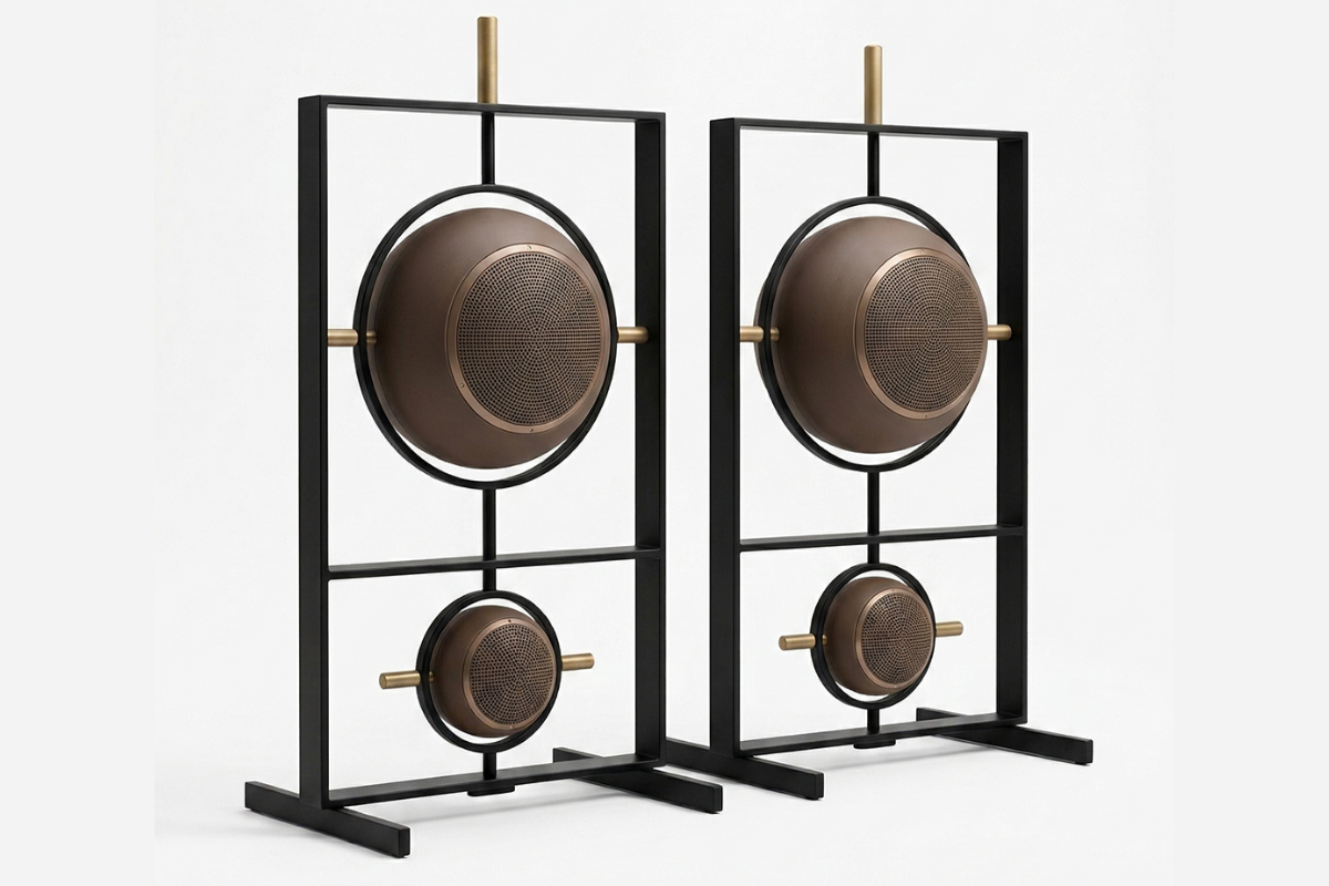 Elipson ha portato due prototipi di diffusori di design alla Settimana del Design di Milano 2.
