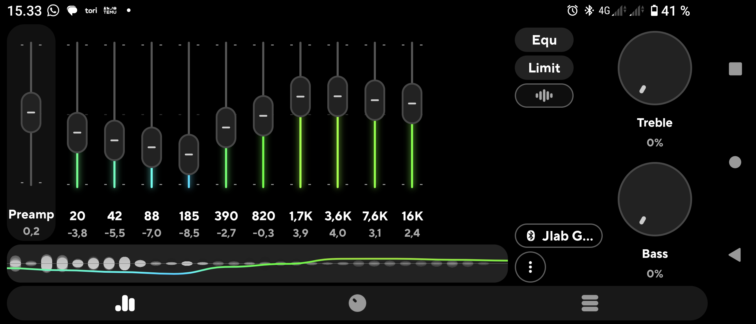 Havit EQ settings