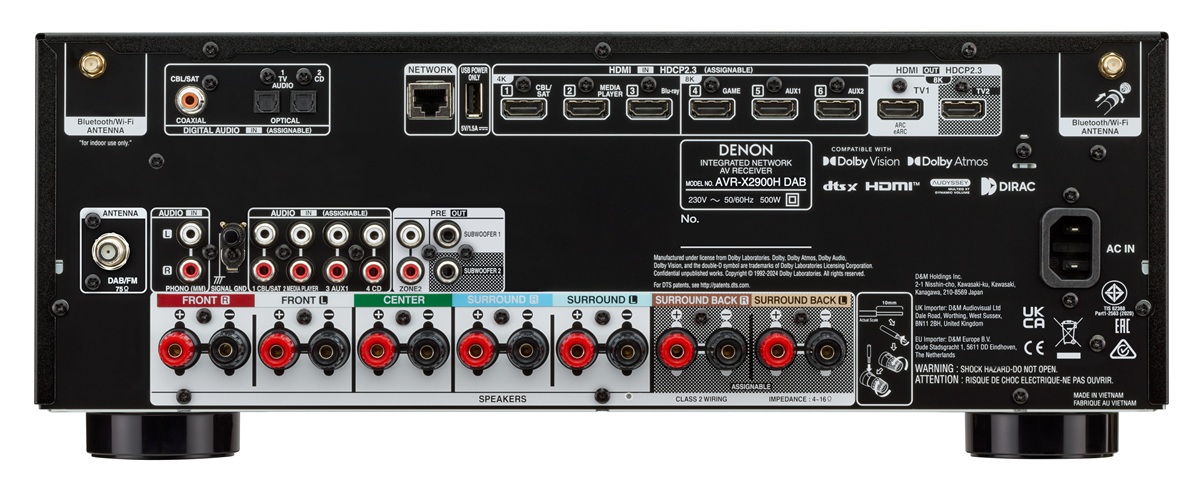 High Denon AVR X2900H DAB E2 studioB