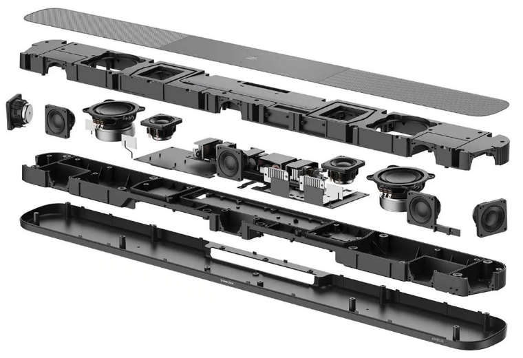 Huoneen aanellaan tayttava all in one soundbar kaiutin Sennheiser Ambeo Soundbar Plus SB02M 1