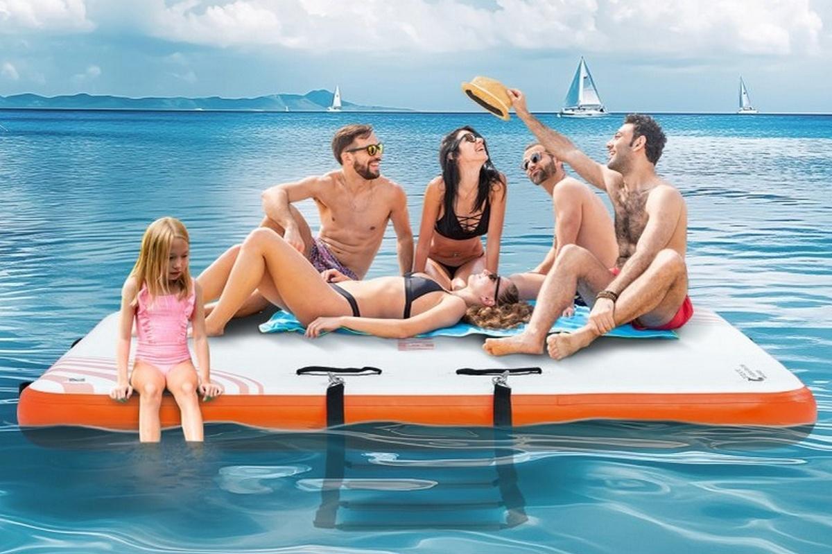 Kesaliite Vevor inflatable floating dock f4