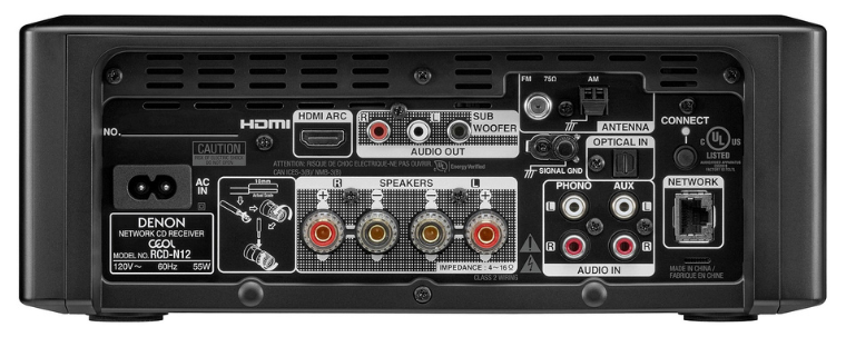 Kokeilu Denon CEOL RCD N12 cd verkkovastaanotin yhdistelma 2