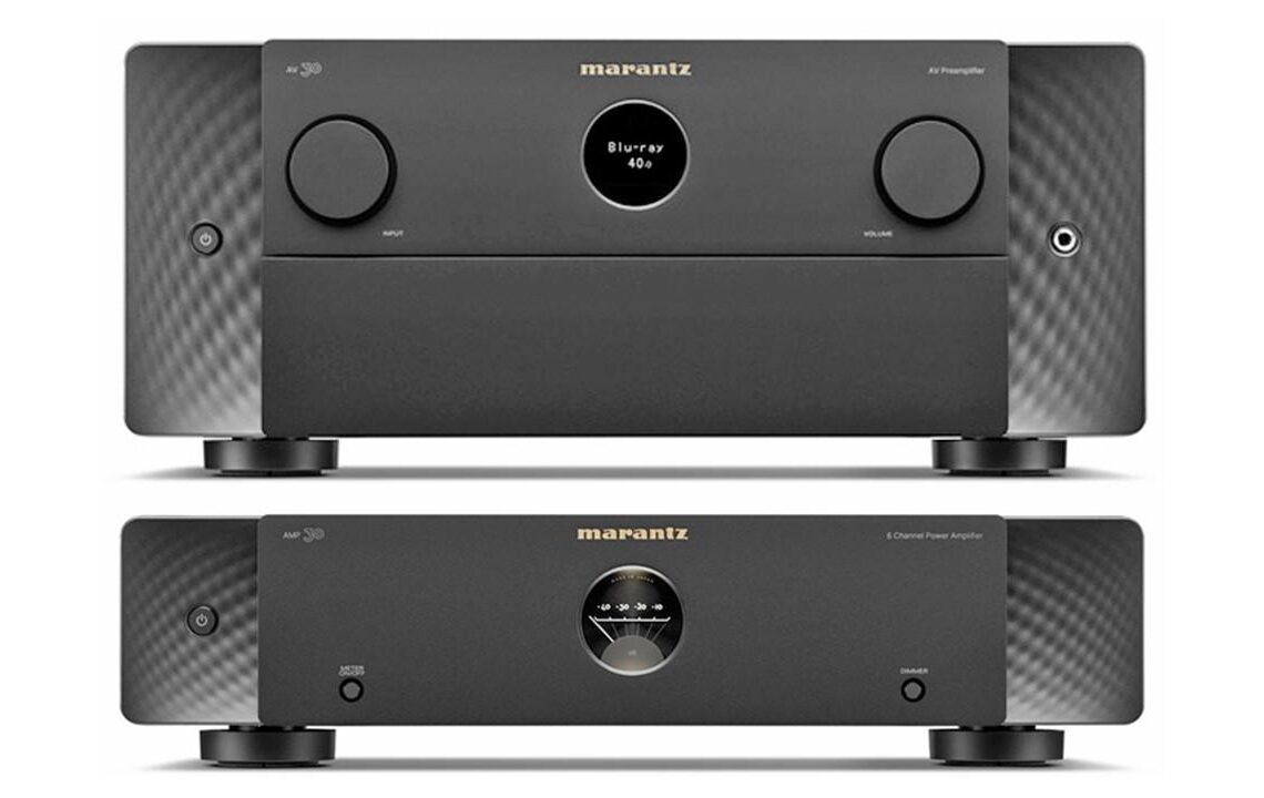 I sistemi Marantz AV 30 e AMP 30 completano la linea di componenti home theater discreti di fascia alta.