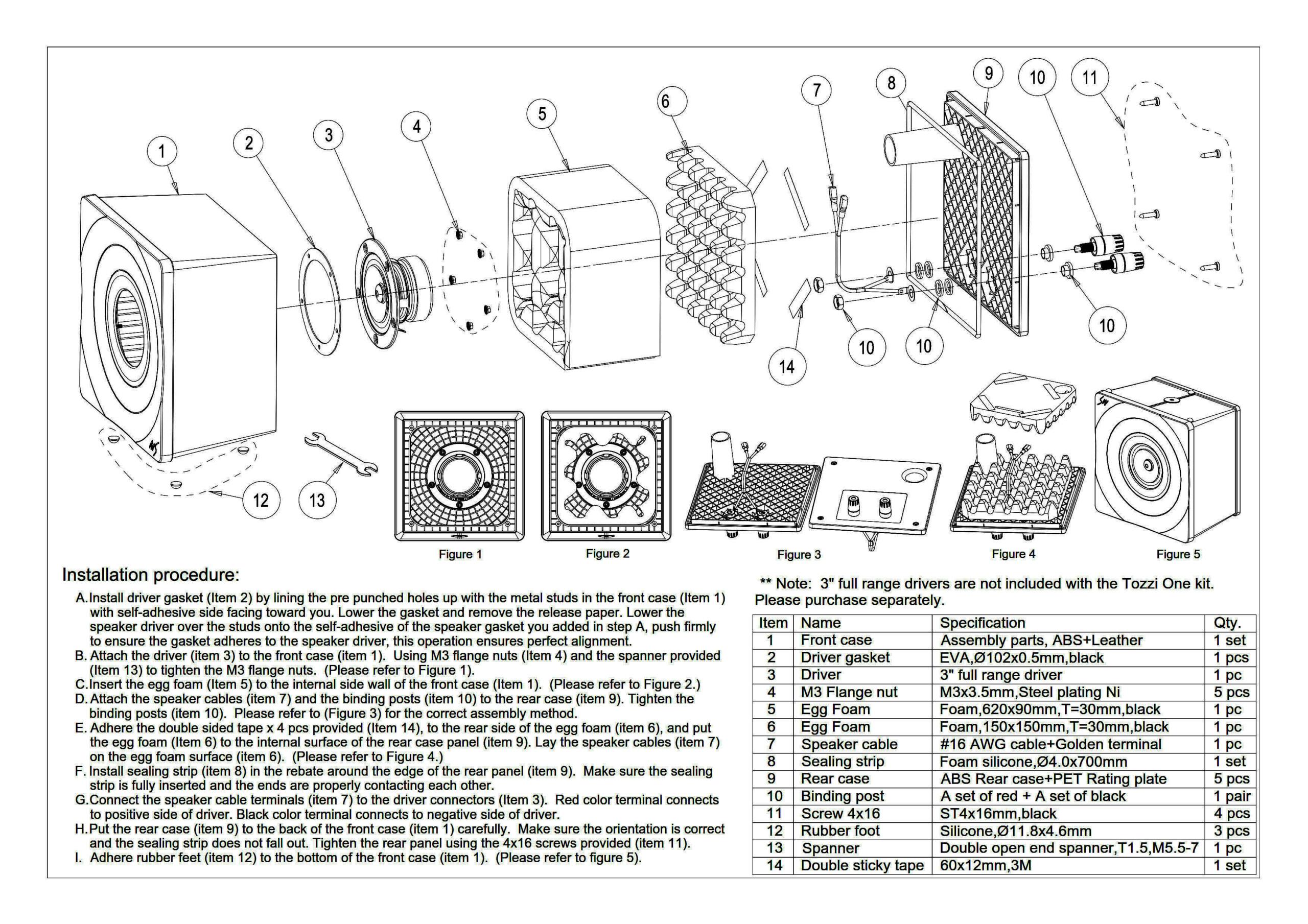 MarkAudio Tozzi One Kit MANUALE scalato 1