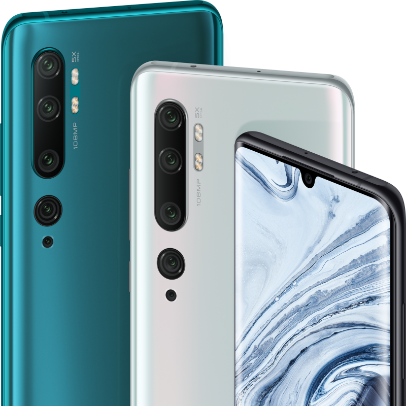 Xiaomin Mi Note 10 -puhelimet ilmestyivät – viitoiskamera 108 megapikselin pääkameralla