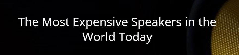 Most Expensive Spkr