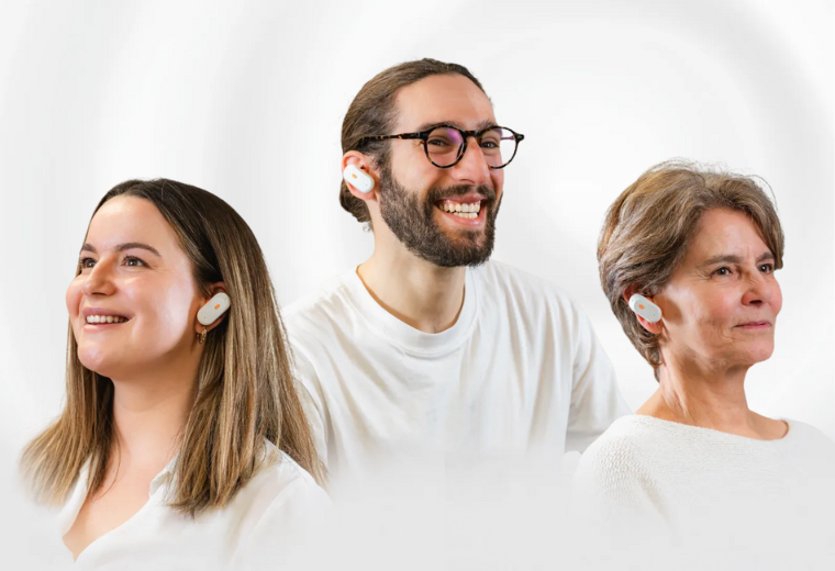 OmniBuds Korvaan asetettava terveysseurantalaite Nokialta ja Cambridge Future Techilta