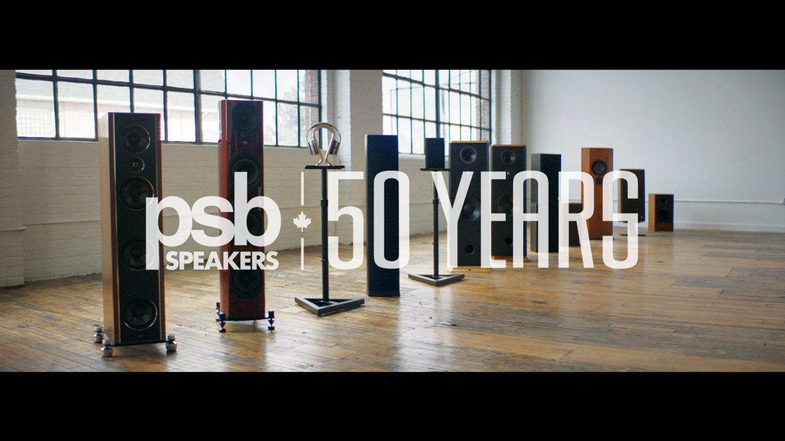 PSB Speakers juhlistaa 50-vuotista historiaansa kahdella videolla