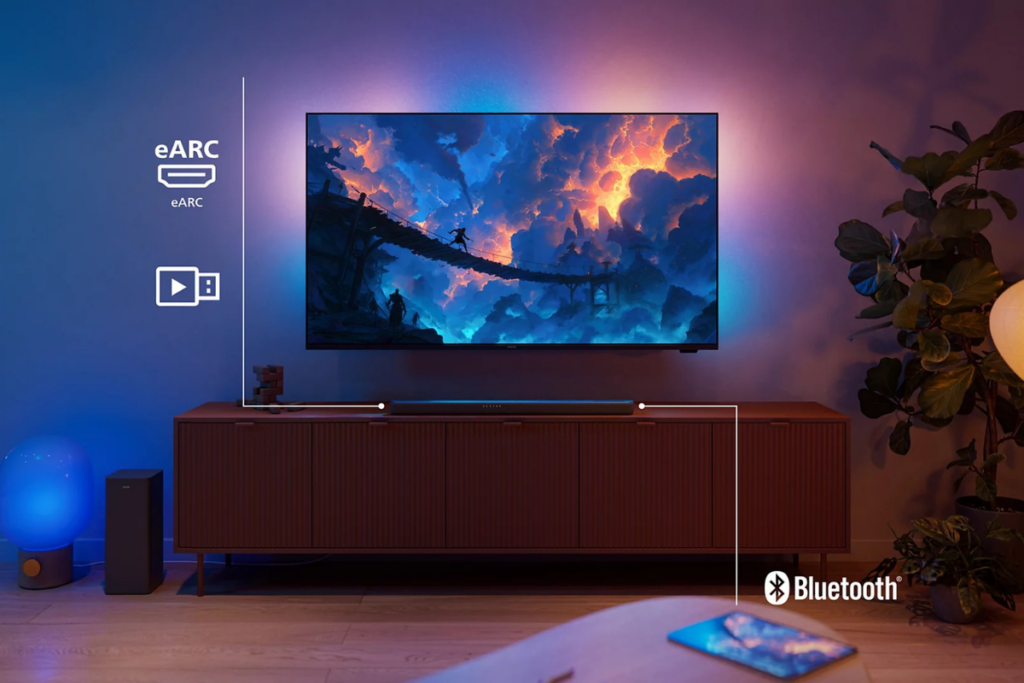 Philips TAB8301 nostaa solakan soundbarin 3.1.2 kanavaiseksi 5
