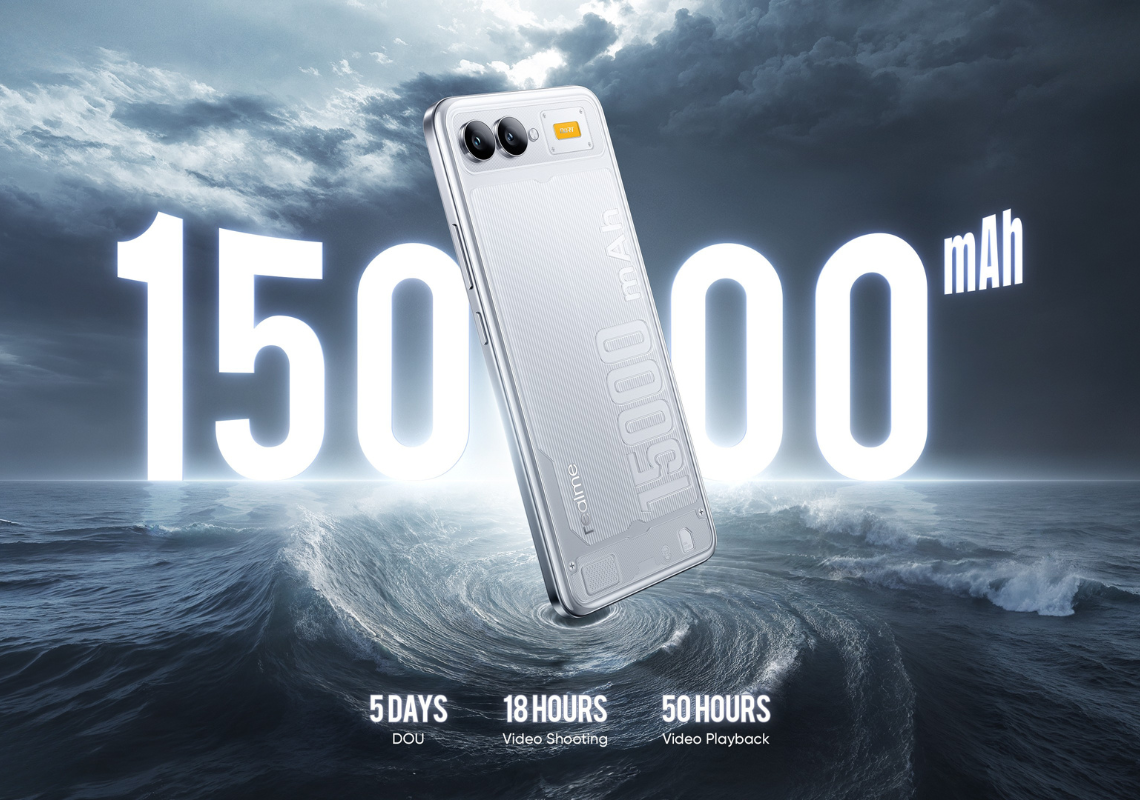 Lo smartphone Realme con batteria da 15.000 mAh è una dimostrazione delle batterie di nuova generazione.