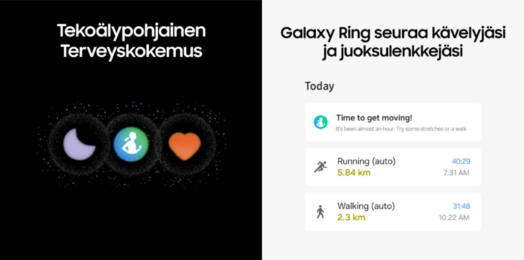 Samsung Galaxy Ring tuo uuden kilpailijan alysormusmarkkinoille Suomessa 2