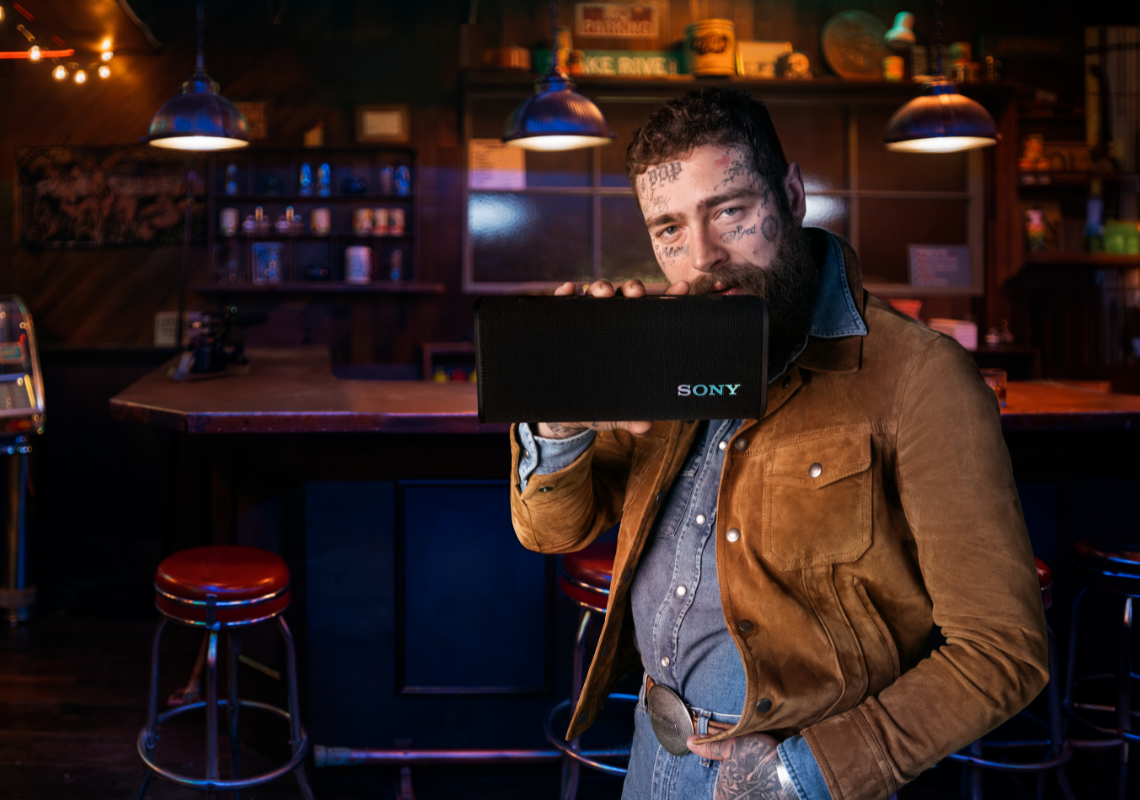 Sony presenta i nuovi altoparlanti ULT POWER SOUND in collaborazione con Post Malone