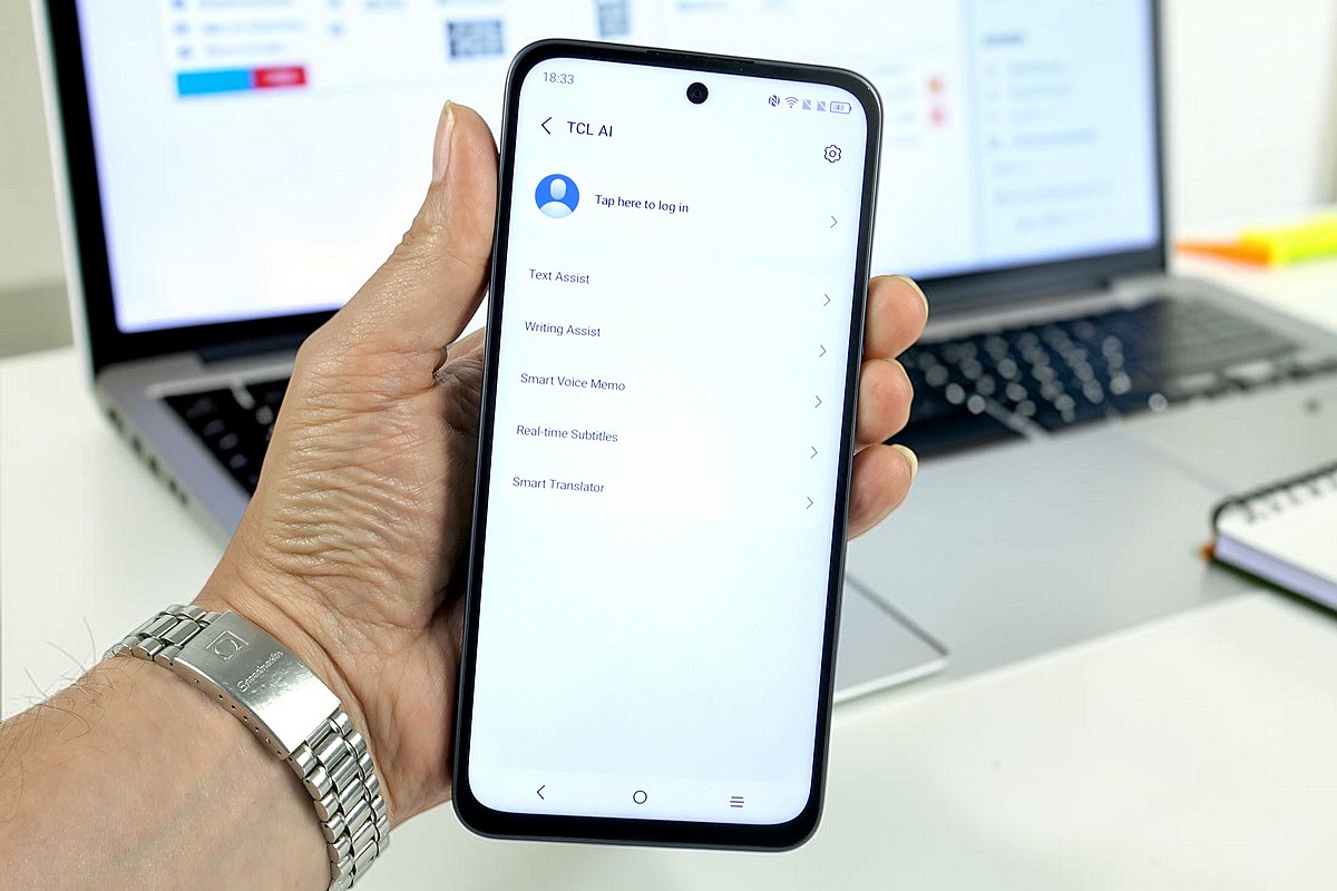 TCL nxtpaper70 pro naytto AI 2
