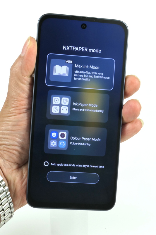 TCL nxtpaper70 pro näyttö paperitilat