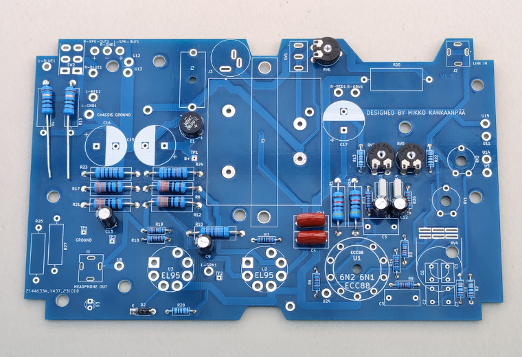 Kit per la costruzione di un microamplificatore valvolare Uraltone EL95