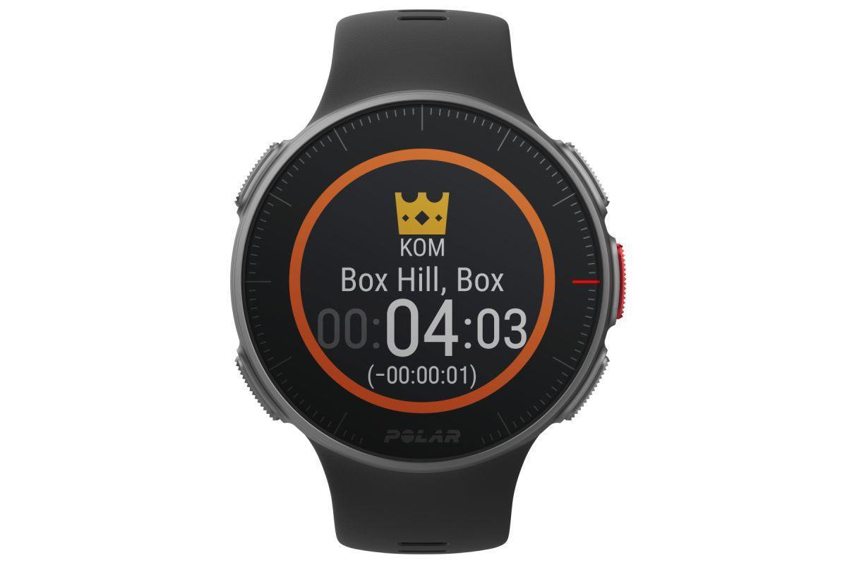 Vantage V front black Strava segment finfished