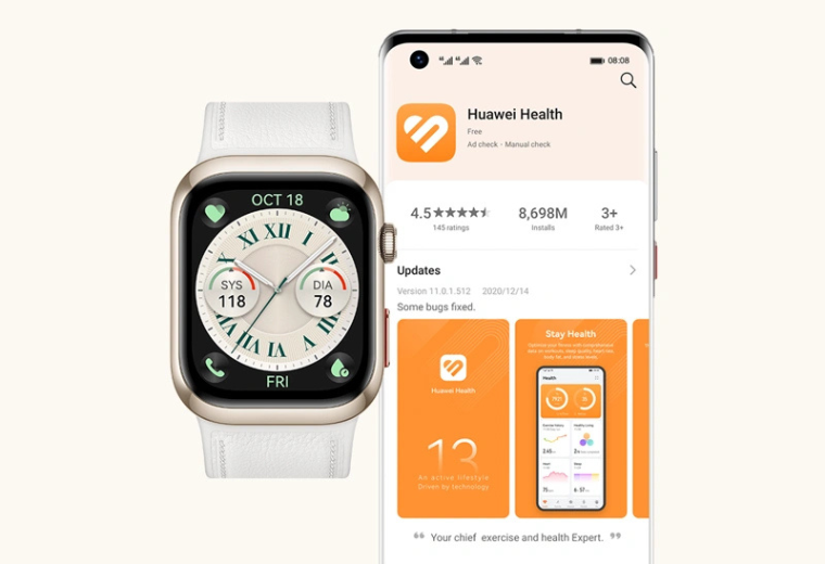 Verenpaineen mittausta ja alya – Huawei Watch D2 4