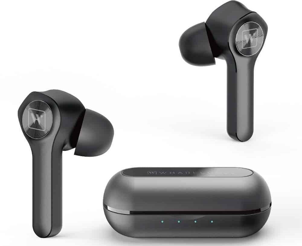Cuffie completamente wireless Wharfedale, ideali per lo sport.