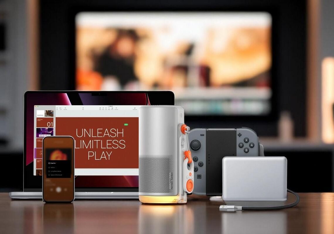 Proiettore portatile XGIMI MoGo 4 – Con il nuovo XGIMI MoGo 4, puoi organizzare facilmente una serata cinema ovunque.