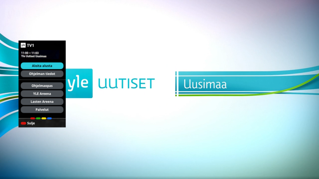 Joko kokeilit painaa punaista? HybridiTV-valikko saapui televisioihin