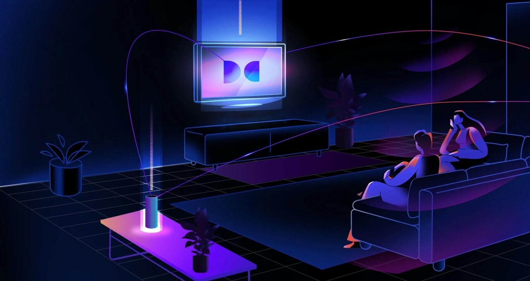 Parannettu tilaääni television äänentoistoon