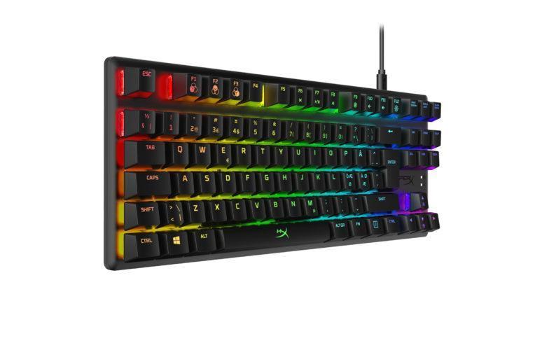 HyperX:ltä pienempi Core-versio Alloy Origins -näppäimistöstä – numeronäppäimet puuttuvat