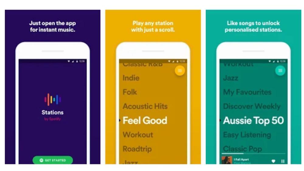Spotify kokeilee uutta Stations-sovellusta